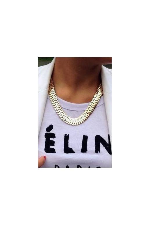 Kaklo papuošalas aukso spalvos Diavolesa - 1 Kaklo papuošalas aukso spalvos Diavolesa - 1