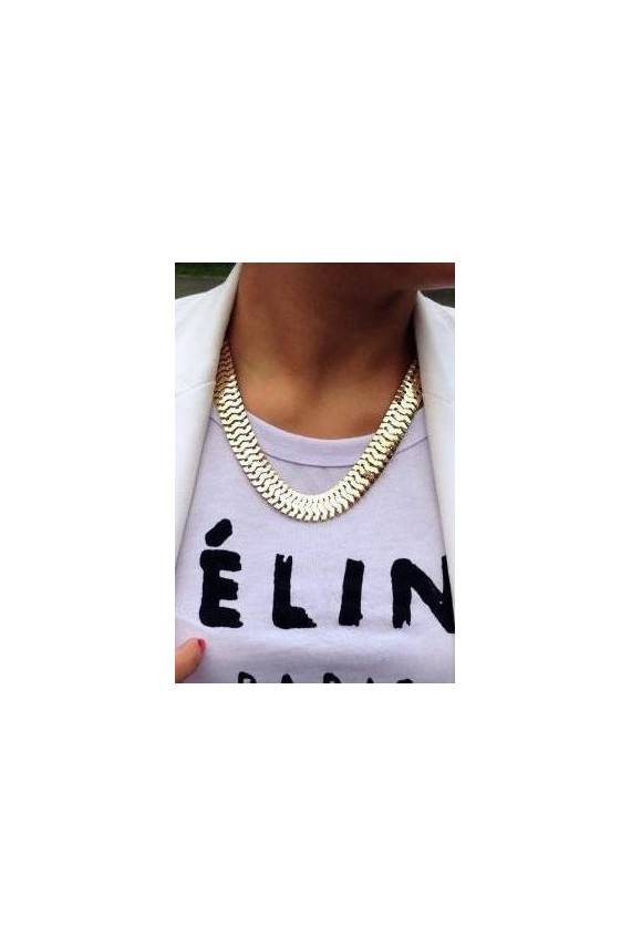 Kaklo papuošalas aukso spalvos Diavolesa - 1