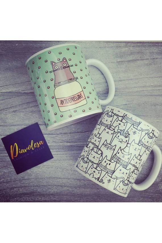 Kubek ceramiczny Antidepressant