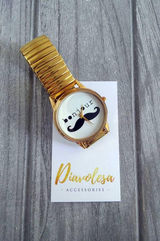 Laikrodis su odine rankena Diavolesa - 1 Laikrodis su odine rankena Diavolesa - 1