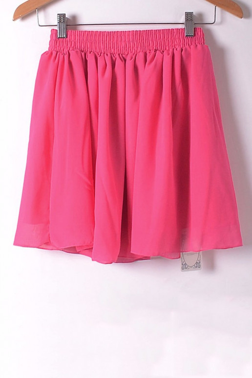 Geltonas Šifofinis sijonukas