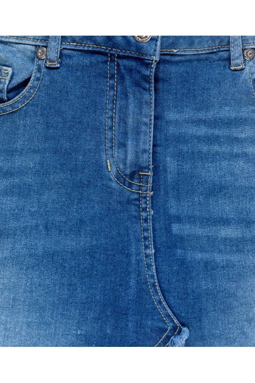 Cut Away Front Denim Skirt Cut Away Front Denim Skirt