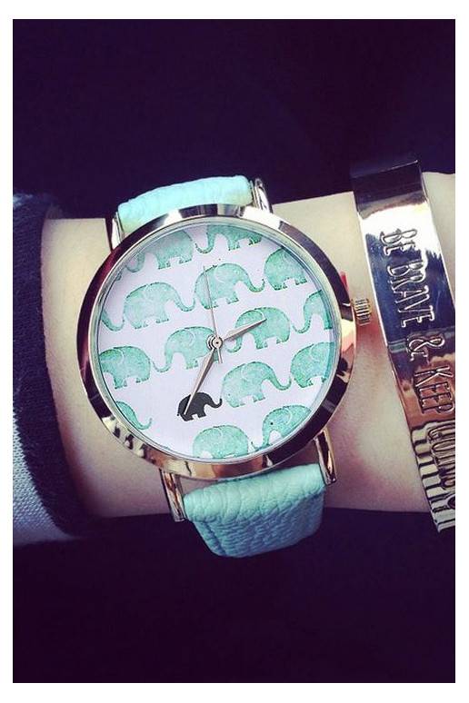 Laikrodis su odine rankena Laikrodis su odine rankena