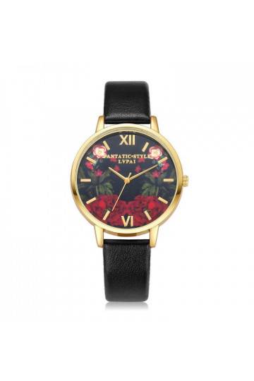 Laikrodis su odine rankena