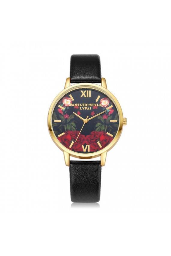 Laikrodis su odine rankena