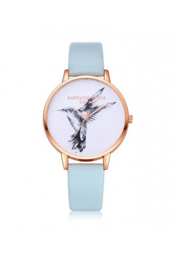 Laikrodis su odine rankena