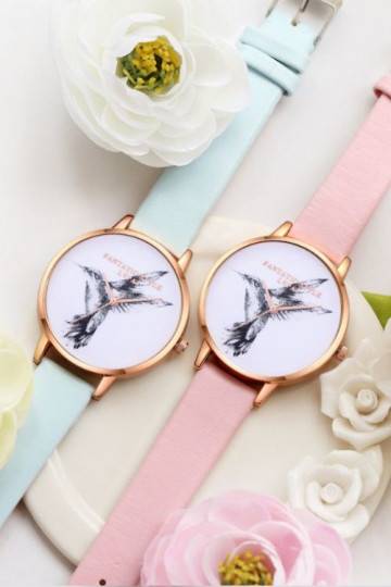 Laikrodis su odine rankena 2