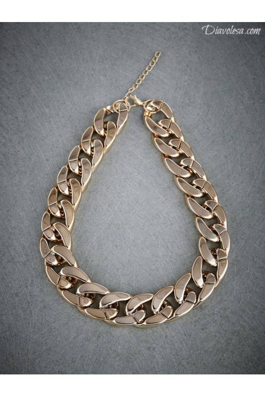 Kaklo papuošalas aukso spalvos Diavolesa - 2