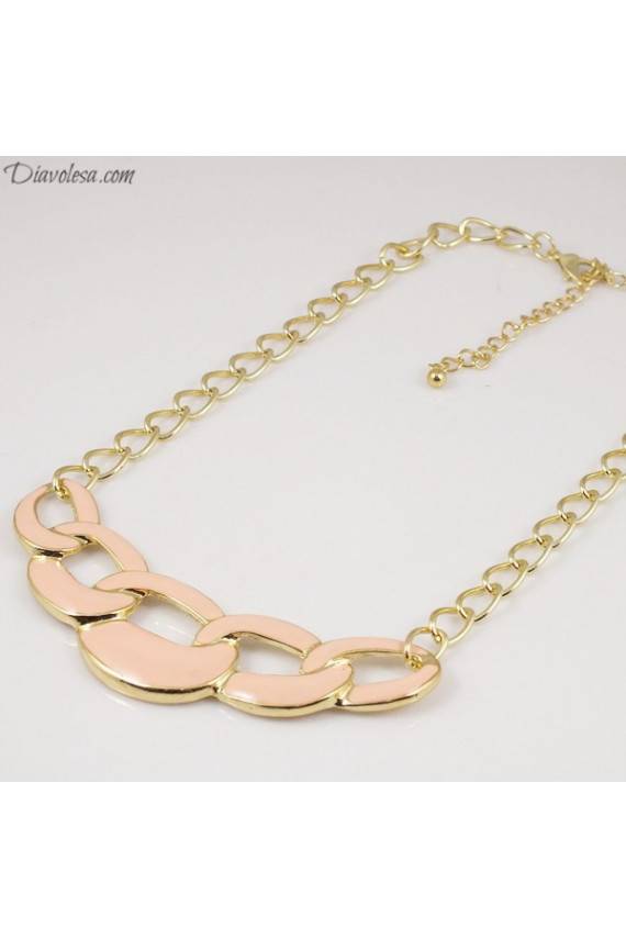 Kaklo papuošalas aukso spalvos  - 4