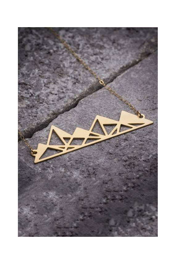 Kaklo papuošalas aukso spalvos