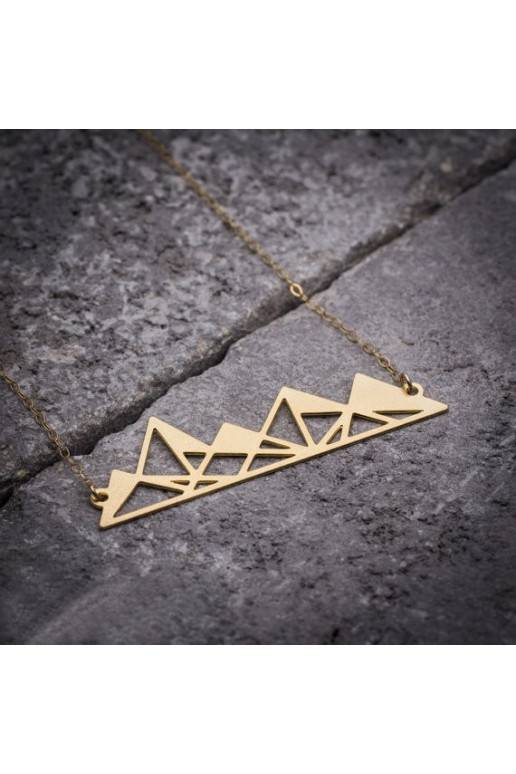 Kaklo papuošalas aukso spalvos Kaklo papuošalas aukso spalvos