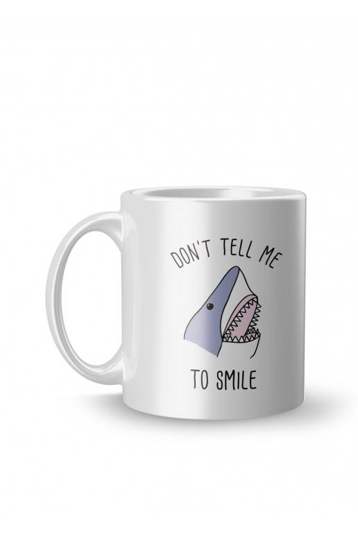 Kubek ceramiczny Don't tell me to smile 330 ml Kubek ceramiczny Don't tell me to smile 330 ml