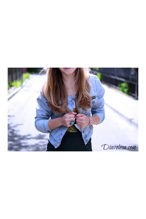 Spiked Silver Bracelet