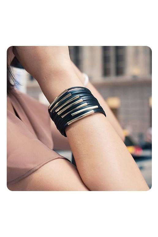 Odinė apyrankė Diavolesa - 1 Odinė apyrankė Diavolesa - 1