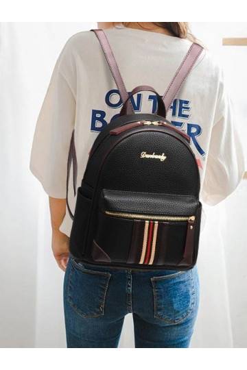 Mini Backpack In Grey Color