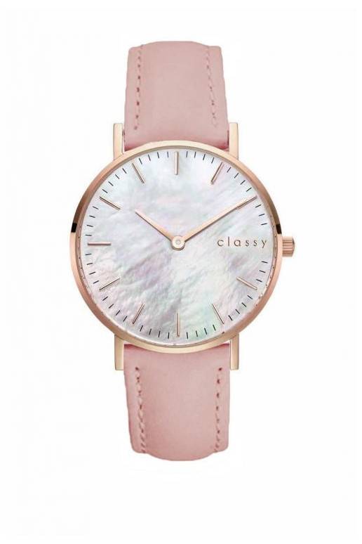 Classy Iridescent Nude Pink Watch