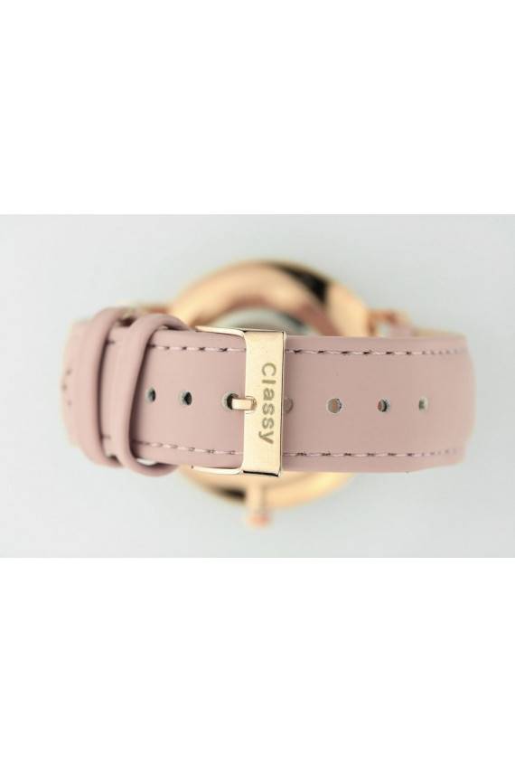 Classy Iridescent Nude Pink Watch