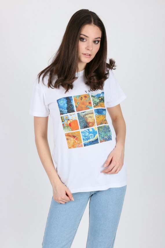 T-shirt Van Gough