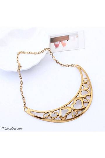 Kaklo papuošalas aukso spalvos