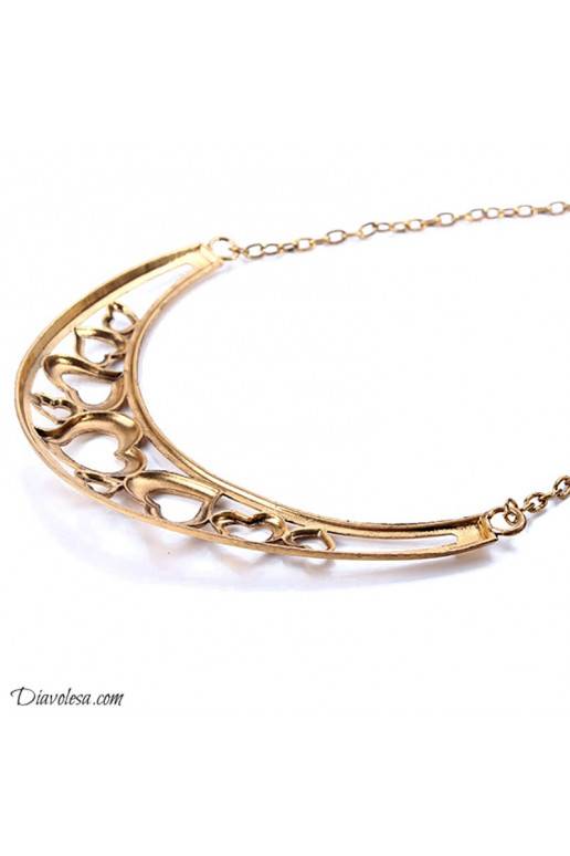 Kaklo papuošalas aukso spalvos