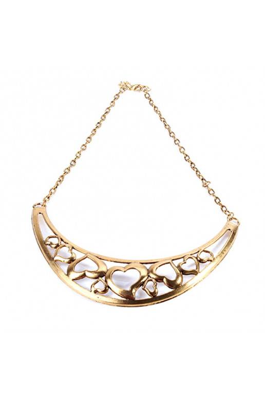 Kaklo papuošalas aukso spalvos