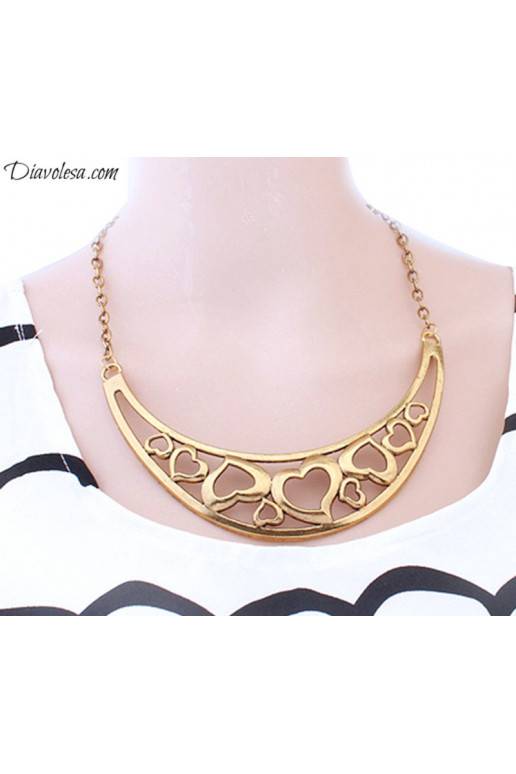 Kaklo papuošalas aukso spalvos