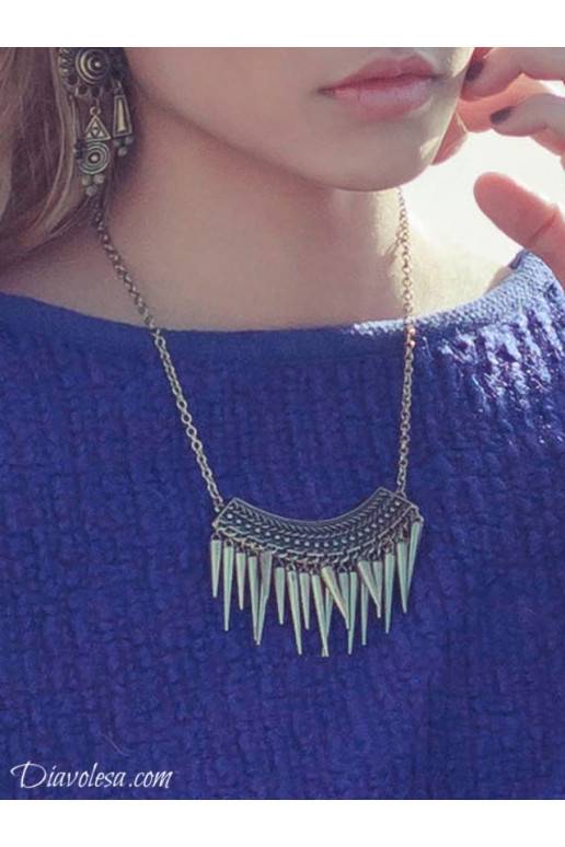 Kaklo papuošalas aukso spalvos