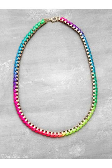 Kaklo papuošalas aukso spalvos Diavolesa - 1 2