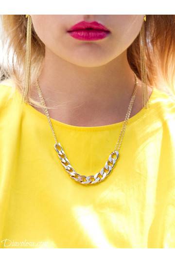 Kaklo papuošalas aukso spalvos