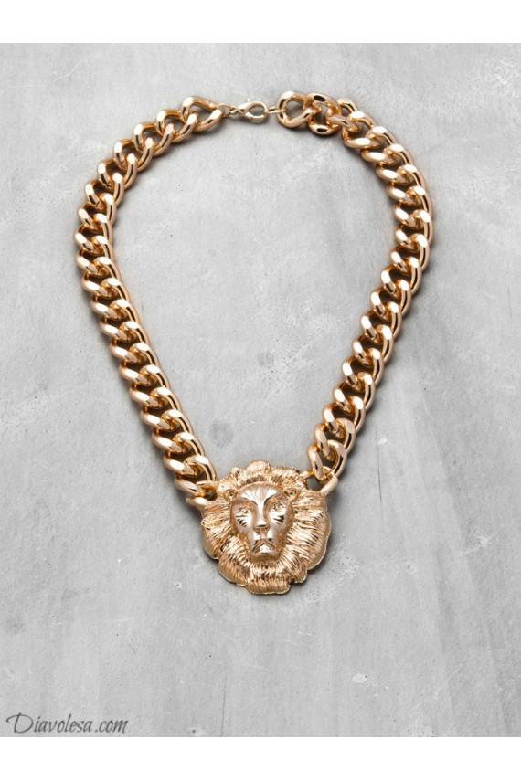 Kaklo papuošalas aukso spalvos  - 2