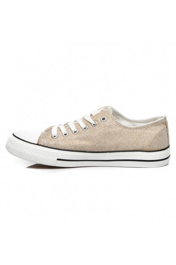 Glitter decorated sneakers Princess Gold BL42GO