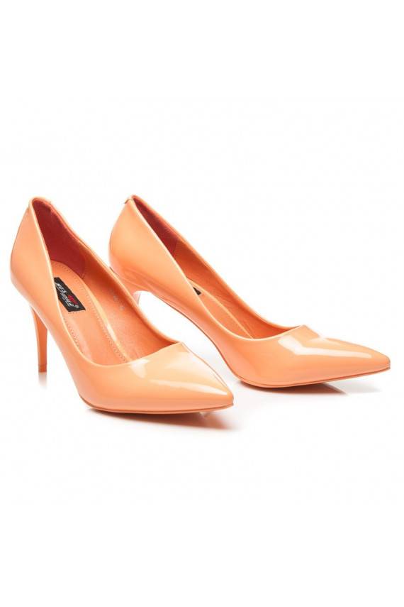 Classic peach-colored shoes YES-366-1OR