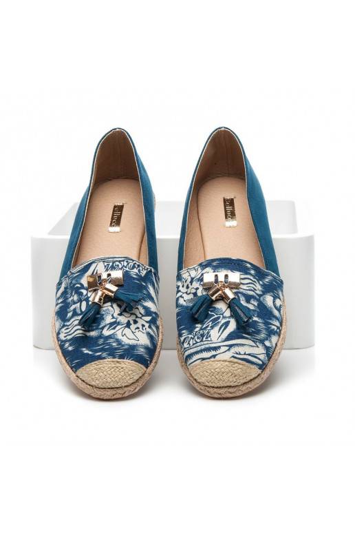 Espadrilės "Jeans Blue Suede" BL22-520BL