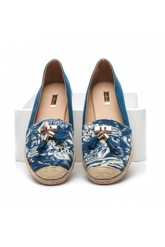 Espadrilles Jeans Blue Suede BL22-520BL