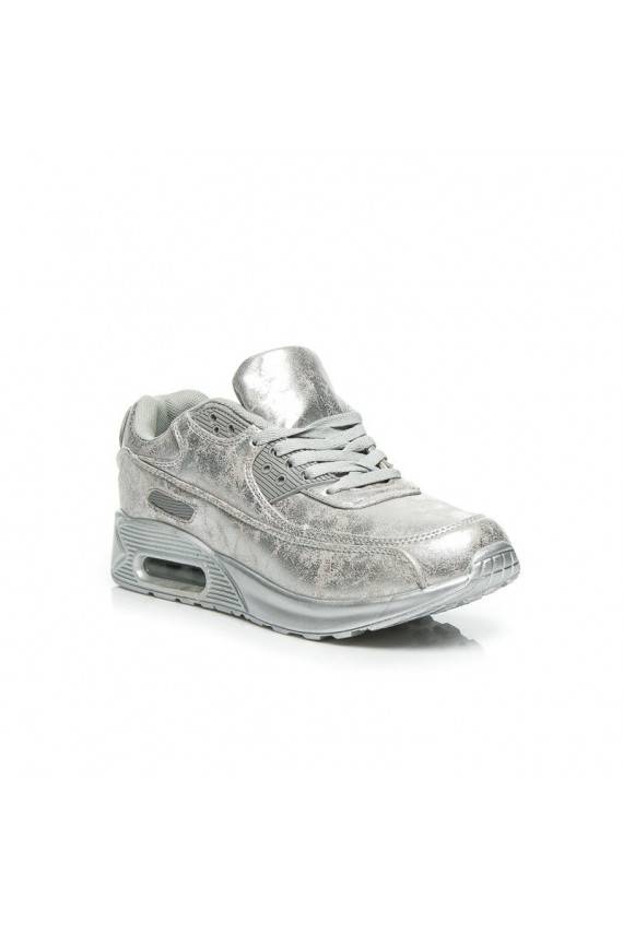 Massive silver sports shoes 1-7S