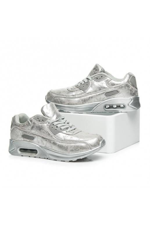 Massive silver sports shoes 1-7S