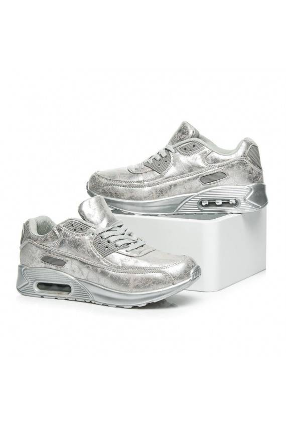 Massive silver sports shoes 1-7S