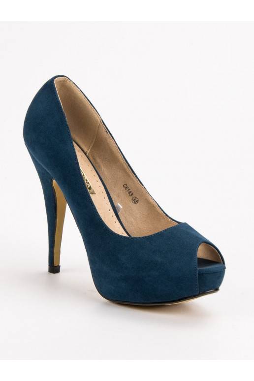 zomšiniai bateliai atvirais pirštais...