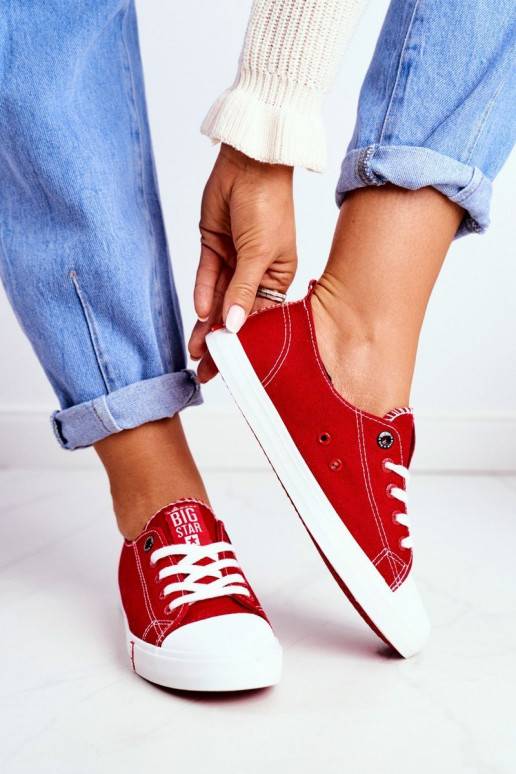 Women's Sneakers Big Star Red FF274089