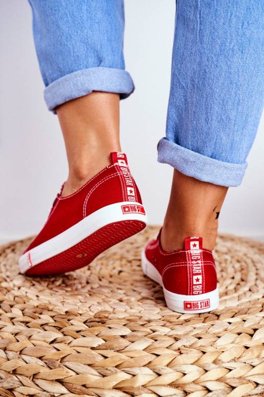 Women's Sneakers Big Star Red FF274089 Women's Sneakers Big Star Red FF274089