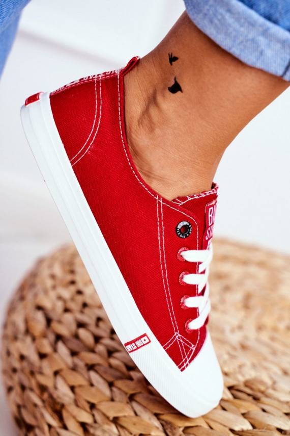 Women's Sneakers Big Star Red FF274089