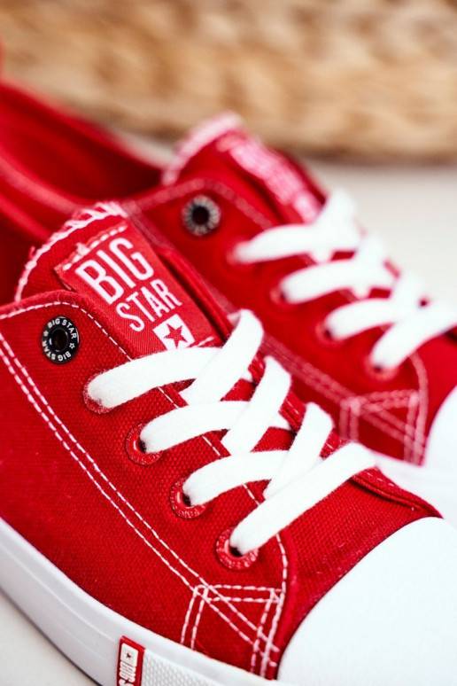 Women's Sneakers Big Star Red FF274089 Women's Sneakers Big Star Red FF274089