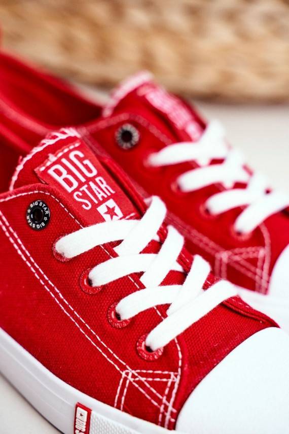 Women's Sneakers Big Star Red FF274089