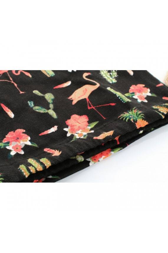 WOREK NA BUTY FLAMINGI GRANATOWE PASKI PLW-01WZ5