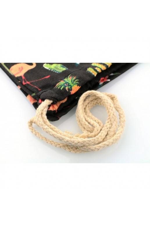 WOREK NA BUTY FLAMINGI GRANATOWE PASKI PLW-01WZ5 WOREK NA BUTY FLAMINGI GRANATOWE PASKI PLW-01WZ5