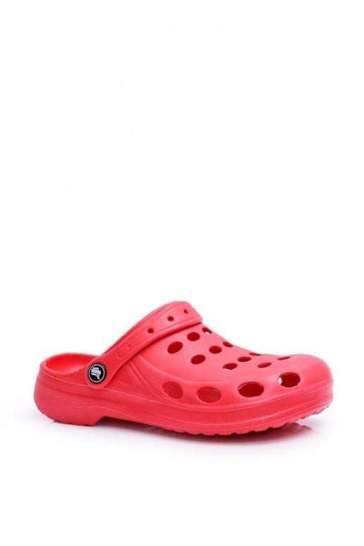 Women's Slides Foam Red Crocs EVA