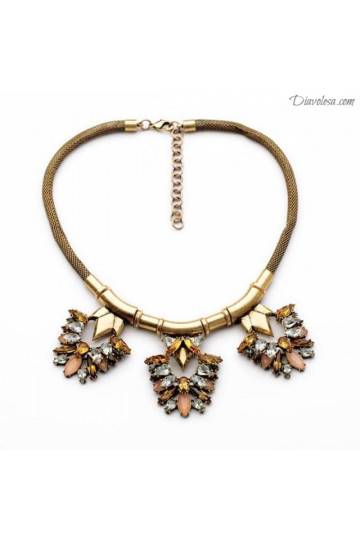 Kaklo papuošalas aukso spalvos 2