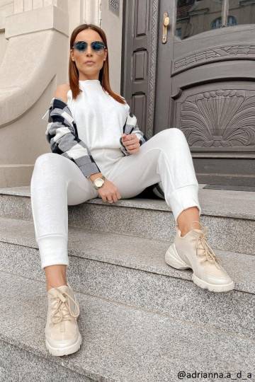 Women's Sport Shoes Sneakers Beige Born This Way 2