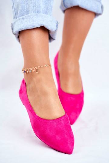 Women s Ballerinas Eco-Suede Fuchsia Bellissima 2