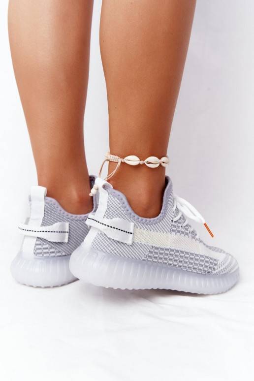 Women's Sports Shoes On A Rubber Sole Grey Freestyler Women's Sports Shoes On A Rubber Sole Grey Freestyler